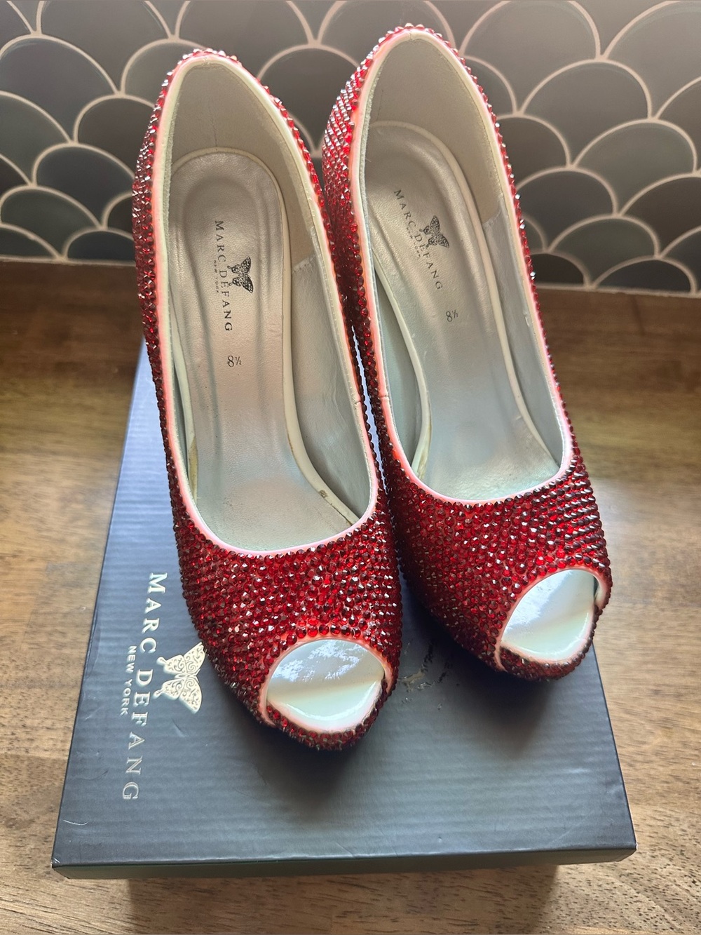 Marc Defang Bridal Shoes - Picture 1 of 11